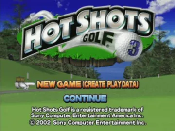 Hot Shots Golf 3 screen shot title